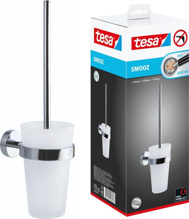 Immagine prodotto tesa Set di spazzole SMOOZ WC con soluzione adesiva inclusa, senza foratura