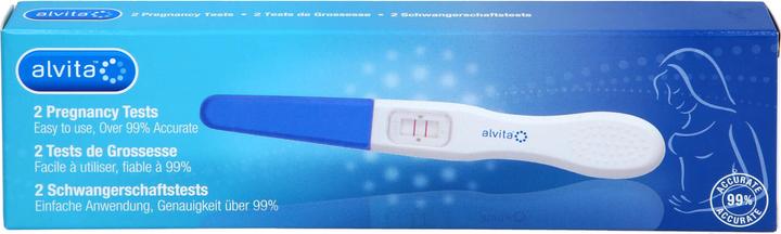 Actual product image Alvita Schwangerschaftstest, 2 St TES (2 x)