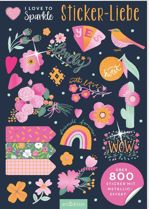 Image du produit I Love to Sparkle - Sticker-Liebe