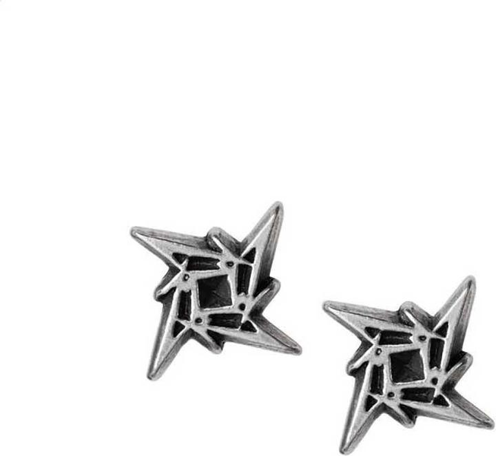 Actual product image Metallica Ninja Star Earring Set