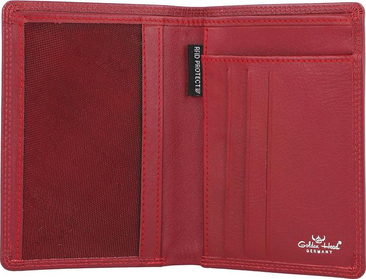 Immagine prodotto Golden Head Polo porta carte d'identità RFID in pelle 9 cm