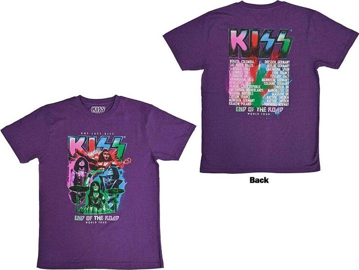 KISS End Of The Road TShirt Rückseitiger Aufdruck