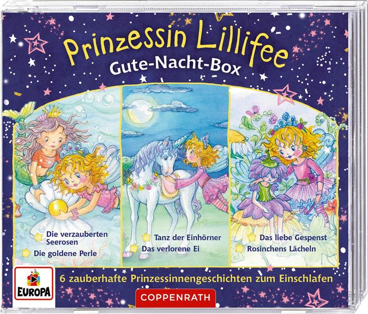 Produktbild CD Hörspiel: Prinzessin Lillifee - Gute-Nacht-Box (3 CDs) (Monika Finsterbusch, Deutsch)
