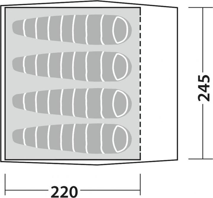 Actual product image Robens Yukon Shelter (17.20 kg, 4 persons)