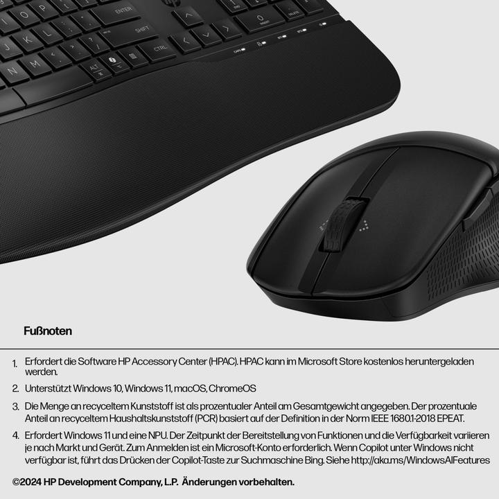 Actual product image HP 685 CFT Dual-Mode KB/Mse Combo (DE, Wireless)
