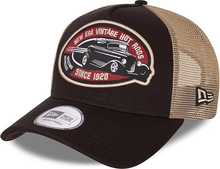 Actual product image New Era 9Forty A-Frame Trucker Cap - Hot Rod Black (One size)