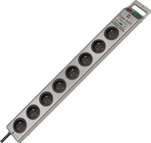 Actual product image Brennenstuhl Super-Solid Surge 8way, 2.5m(polycarbon) (8 x, CEE 7/5, 2.50 m)