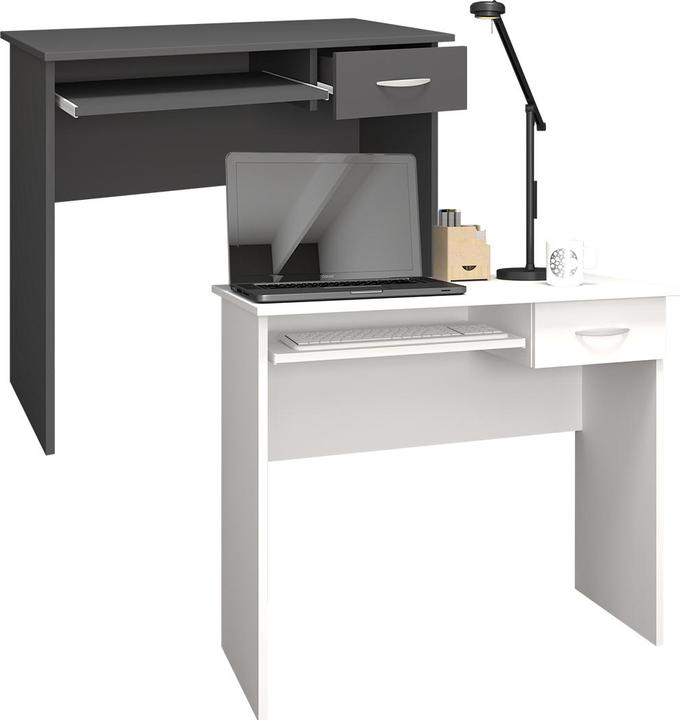 Actual product image VCM Wooden Desk Computer Table Keyboard Pull-out Drawer Office Table Arusa L (85 x 50 x 75 cm)