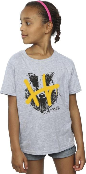 Immagine prodotto Hufflepuff Pop Spray Maglietta Ragazze (104)