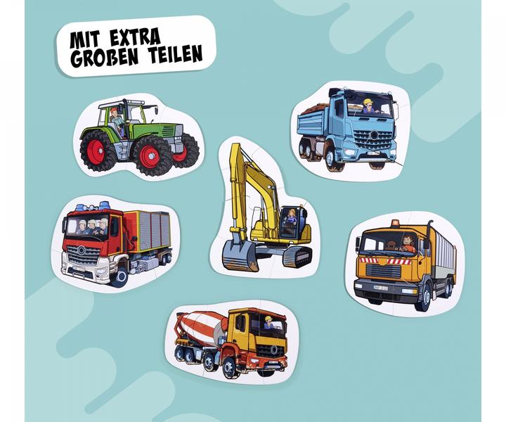Produktbild Noris 6 erste Puzzles – Fahrzeuge (20 Teile)
