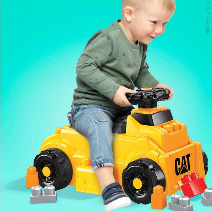 Produktbild Mega Bloks CAT Build n Play Rutschauto mit Blöcken