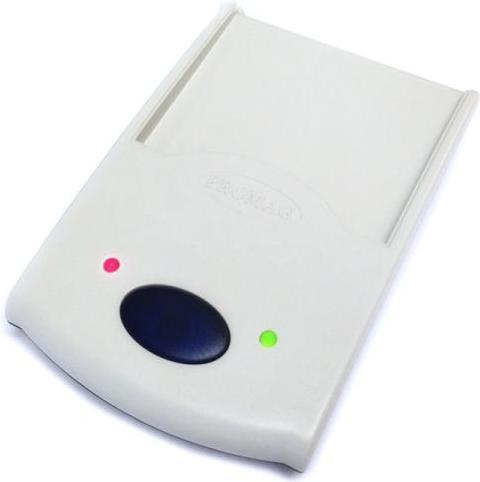 Immagine prodotto Promag PCR-300, lettore RFID USB, 13,56 MHz (ISO14443, MIFARE), Slot, USB (emulazione RS232), Dimensioni (USB)