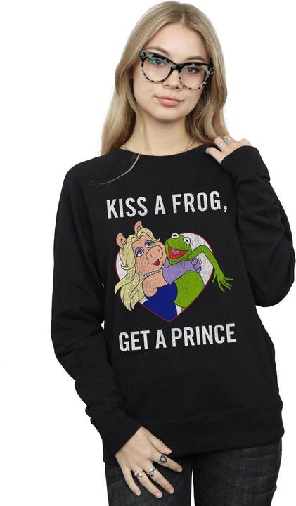 Actual product image Disney Womens/Ladies The Muppets Kiss A Frog Sweatshirt (M)