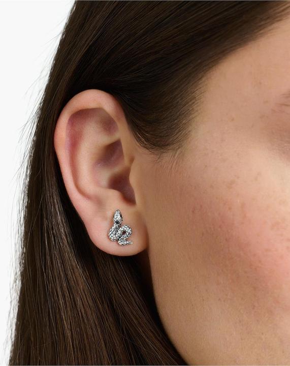 Produktbild Thomas Sabo Ohrstecker geschwärzt Schlange (925er Silber, Geschwärzt)