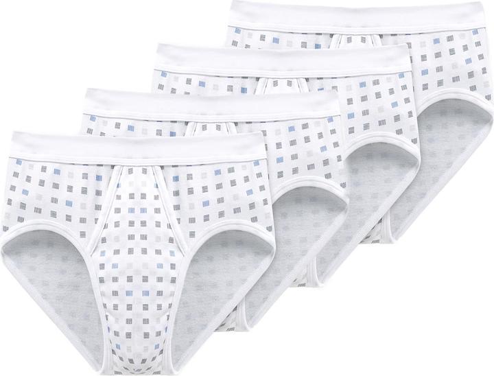 Image du produit Schiesser Lot de 4 slips de sport à fines côtes Cotton Essentials (XXL, paquet de 4)