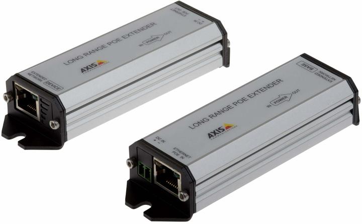 Axis PoE+ Extender Long Range PoE Extender Kit (802.3at (PoE+), 802.3af (PoE), 25 W)