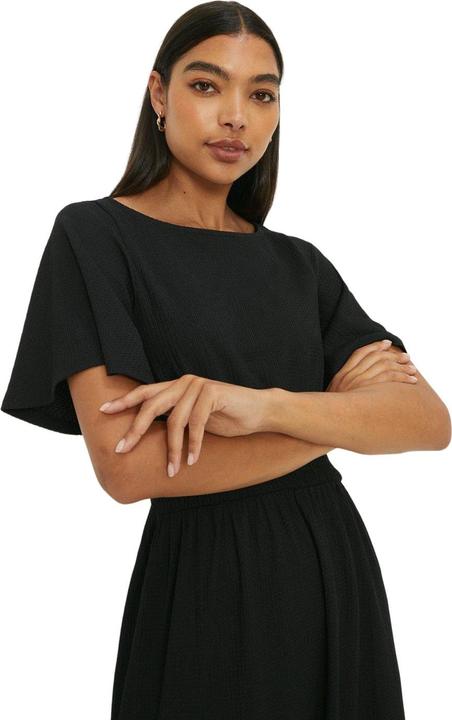 Immagine prodotto Dorothy Perkins Vestito Midi Vita Arricciata Maniche Corte Donna (40 D)