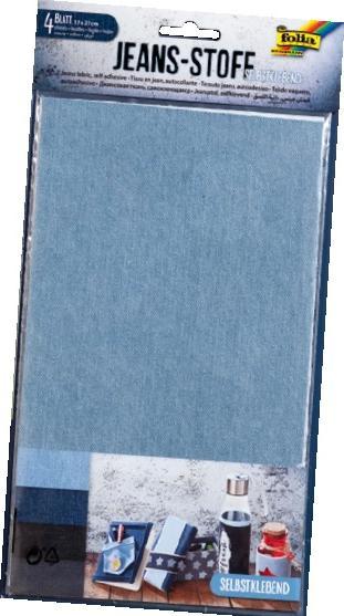 Immagine prodotto Folia Tessuto Jeans autoadesivo, 4 fogli