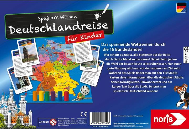 Produktbild Noris Deutschlandreise für Kinder (Deutsch)
