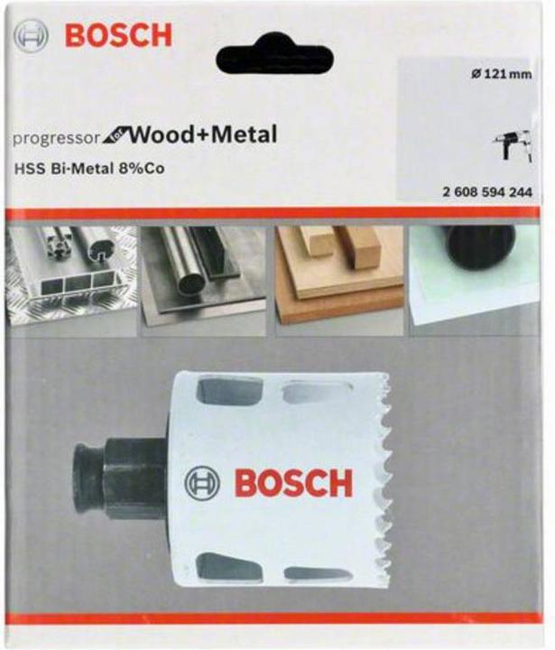 Actual product image Bosch Professional Zubehör Progressor hole saw for wood and metal, 121 mm (121 mm)