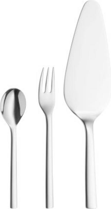 Produktbild WMF Obst- Kuchenbesteck 13tlg 6 Personen Tortenheber Nuova Edelstahl 18/10 poliert (13 Stück, Besteck Set)