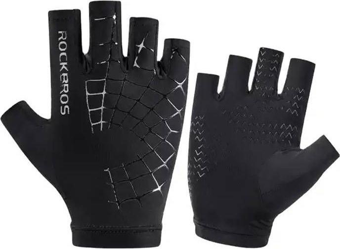 Image du produit Rockbros Gants Bicycle Half finger S202BKL (noir) (L)