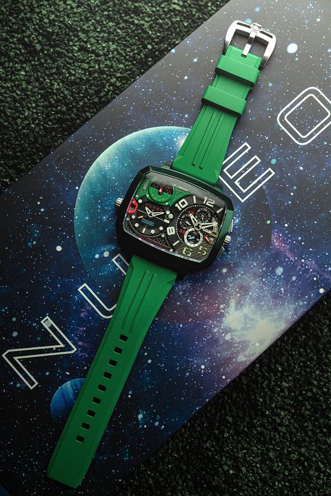 Produktbild Nubeo NB-6084-03 Herrenuhr Odyssey Triple Time-Zone Limited 58mm 5ATM (Chronograph)