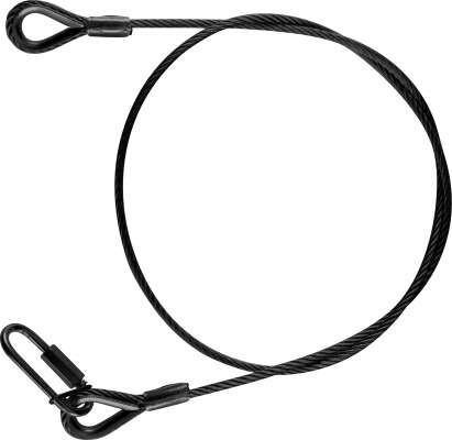 Immagine prodotto Riggatec Safety | WLL 10kg | black - 60cm Länge | 4mm Stärke | Kettenschnellverschluss