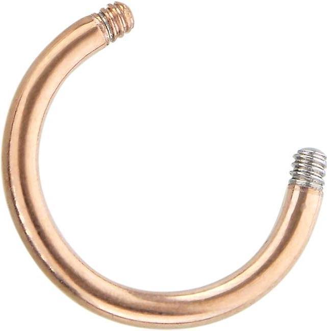 Bijouteria Piercingstab (PVD Beschichtung (goldfarbig), Chirurgenstahl 316L)
