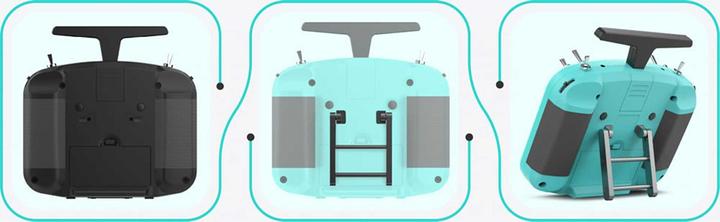 Actual product image FrSky TWIN X14S transmitter 2.4Ghz Verdigris Green without battery, without stand holder, without