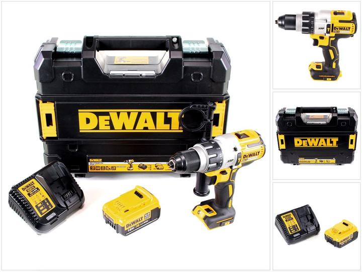 Actual product image DeWalt DCD 996 M1 Battery impact drill 18 V 95 Nm Brushless + 1x battery 4.0 Ah + charger + TSTAK (Rechargeable battery operated)