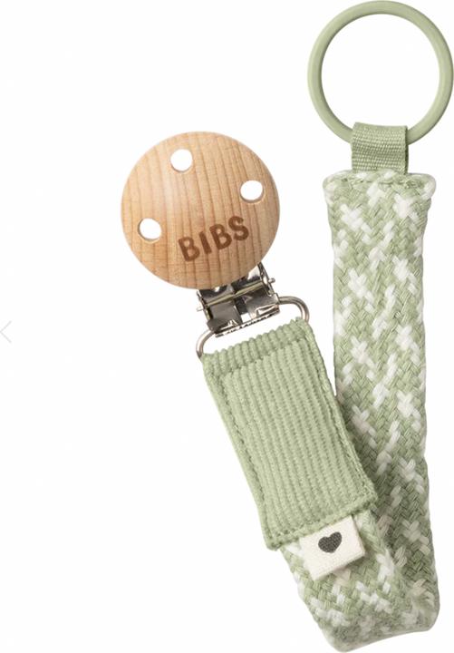 Image du produit Bibs Attache-sucette tressée, Sage/ Ivory (1 x)