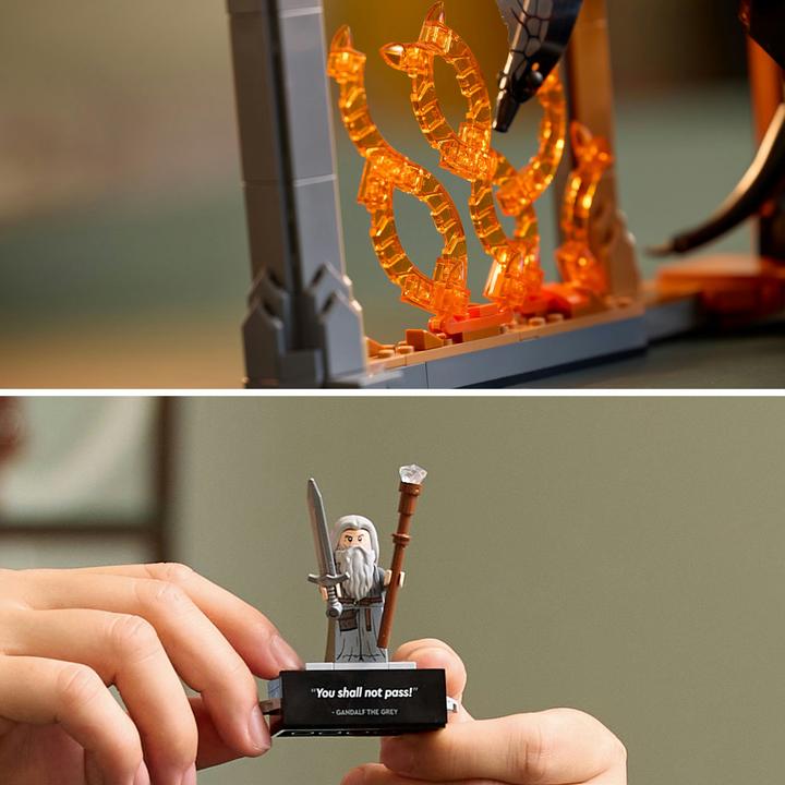 Actual product image LEGO The Lord of the Rings: Balrog™ bookend (10367, LEGO Icons)