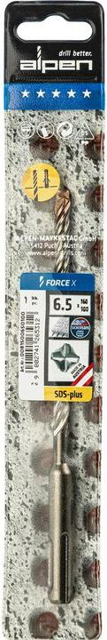 Actual product image Alpen SDSplus hammer drill FORCE cutting (6.5 mm)
