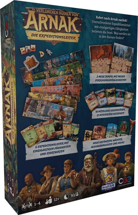 Produktbild Czech games edition CZ116 - Expeditionsleitung - Brettspiel, für 1-4 Spieler, ab 12 Jahren (DE-Erweiterung) (Deutsch)