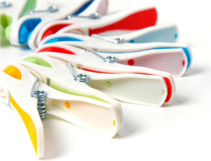 Actual product image FTM Clothespins 24 pieces, Multicolor