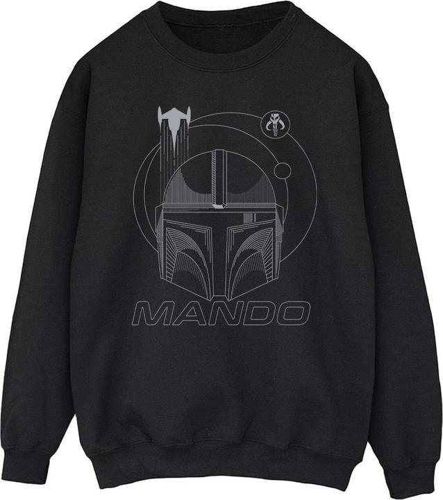 Produktbild Star Wars The Mandalorian Rings Helmet Sweatshirt (L)