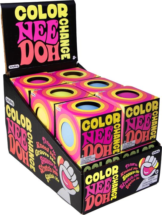 Actual product image NeeDoh Schylling Nee Doh Colour Changing