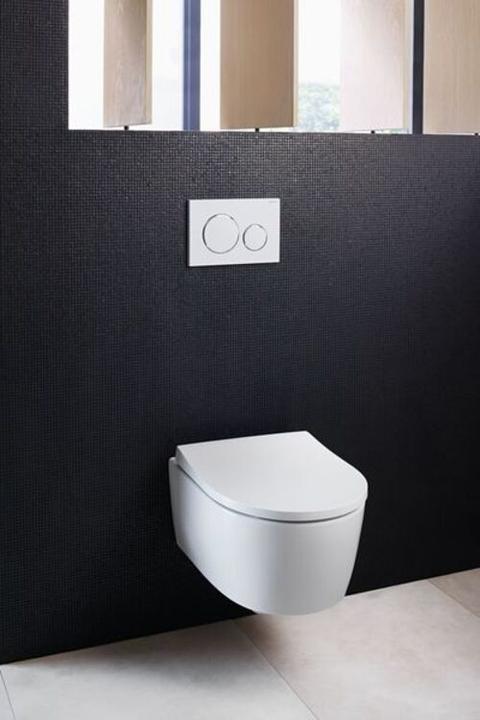 Actual product image Geberit Keramag / low-level WC iCon white wall-hung 204000000