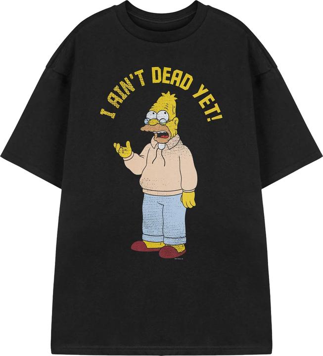 Actual product image The Simpsons Mens I Ain't Dead Yet T-Shirt (XL)