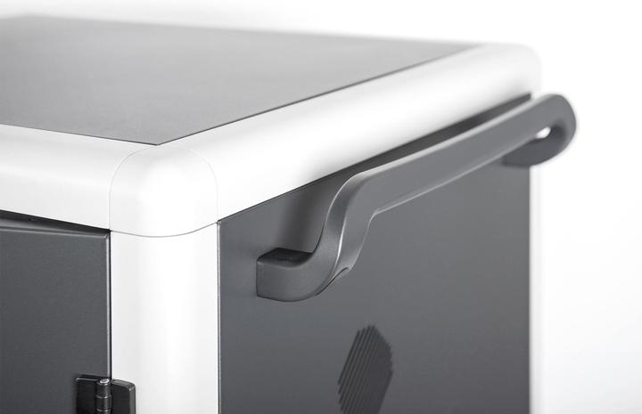 Actual product image Digitus Mobile charging cabinet, 15.6", USB-C 30 charging stations, PDU, fan, 1260 x 824 x 650 mm