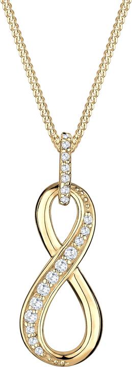 Image du produit Elli Collier Infinity For Ever symbole zirconium 925 argent (Zircone, Argent sterling 925, 45 cm)