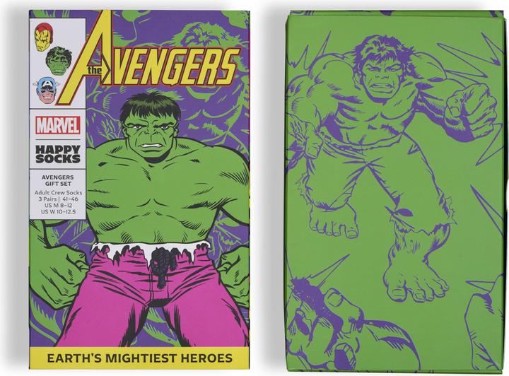 Produktbild Happy Socks Strümpfe MARVEL™ Avengers Socken 3er Pack (3er Pack, 36 - 40)