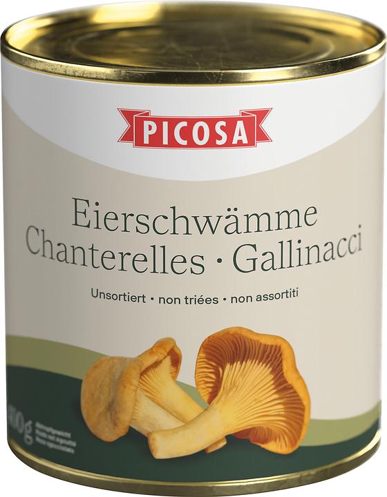 Produktbild Picosa Conserva Eierschwämme unsortiert 400g (930 g)