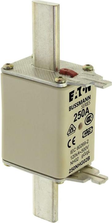 Eaton 250NHG02B NH-Sicherung mit mechanischer Sicherungsanzeige Sicherungsgrösse = D02 250A 500V 3St (NH-DIN Sicherung, 250 A)