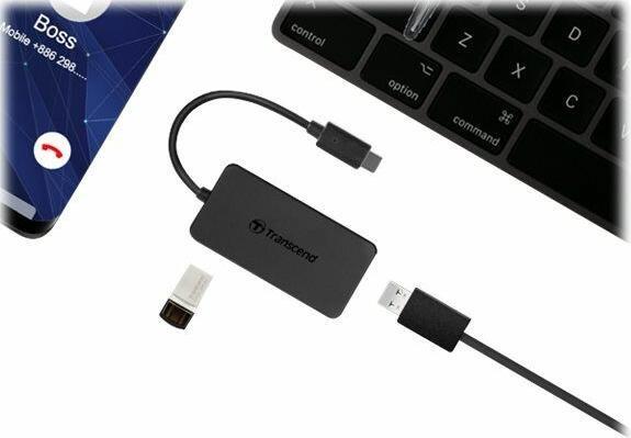 Produktbild Transcend TS-HUB2C (USB-C, 4 Ports)