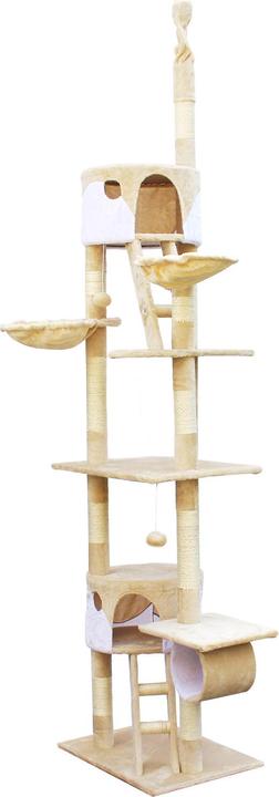 Produktbild Wiltec Katzenkratzbaum (260 cm, beige/weiss)