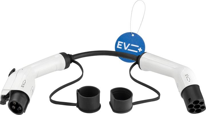 Productafbeelding Ev + + Type 1 naar Type 2 32A adapter voor oplaadkabel (7.20 kW, 0.20 m)