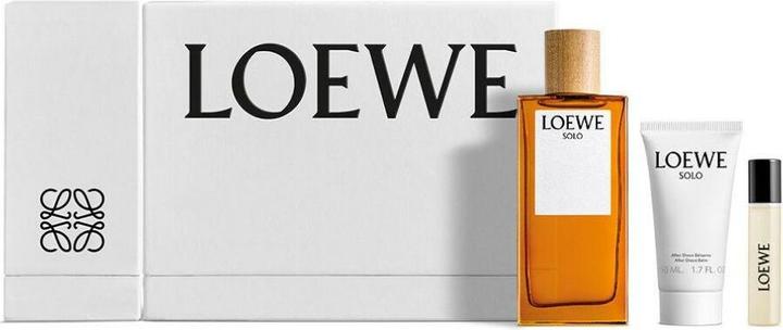 Loewe Solo Eau Toilette 100ml Balsamo Despues Del Afeitado 75ml Spray 10ml