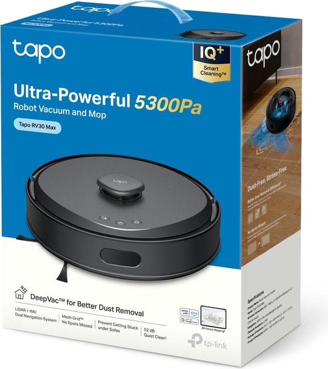 Image du produit TP-Link Robot aspirateur Tapo RV30 Max (Robot d'aspiration et de nettoyage)